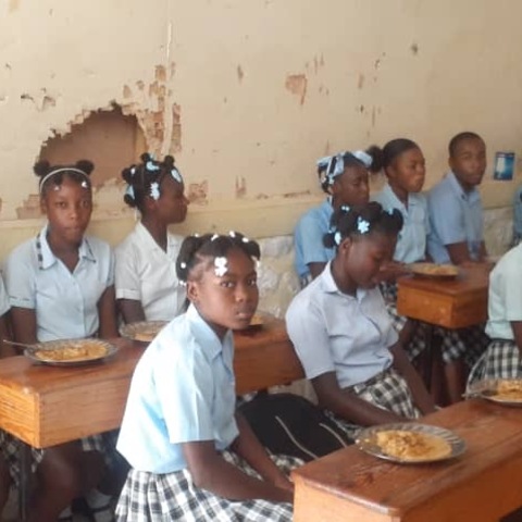 lunch in a higher level classroom